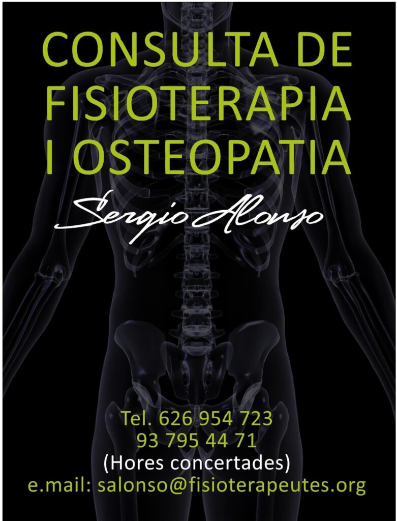 Consulta de fisioteràpia i osteopatia Sergio Alonso